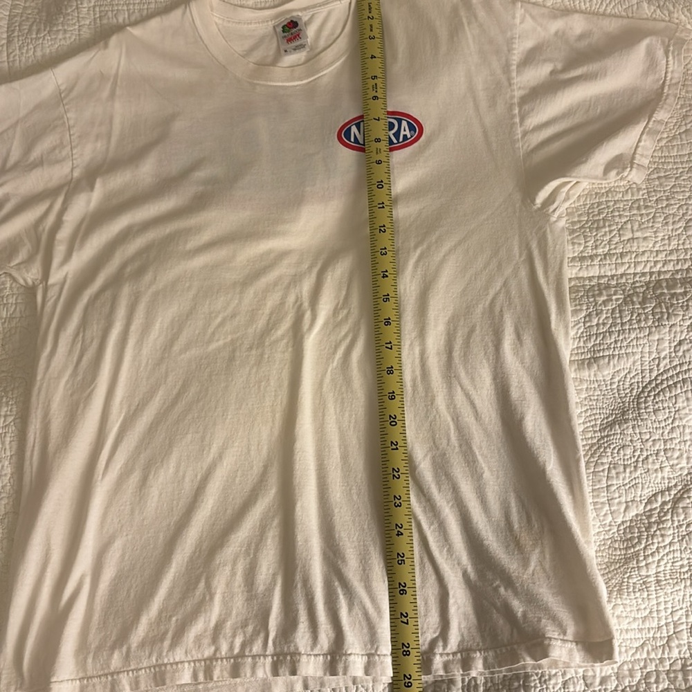 NATIONAL HOT ROD ASSOCIATION-White Unisex Shirt - XL🏁 - Picture 7 of 7